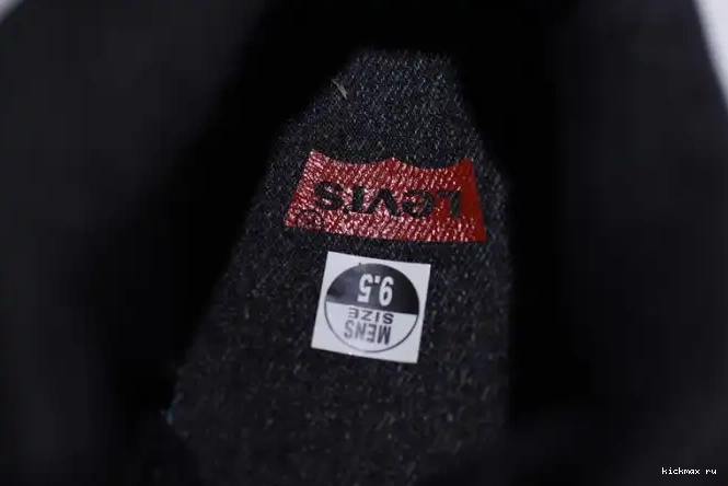 Cheap Kickmax AO2571-001 x Levi's 'black' Jordan 4 Air 0611